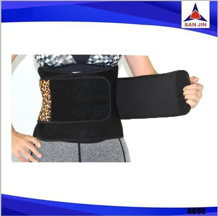 

sexy woman lady model waist trimmer trainer belt waist slimming pad, Black;customized