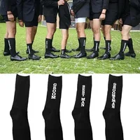 

Plain Black Printed Wedding Party Socks Groom Socks Best Man Socks