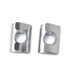 Roll-in t-nut with spring leaf for 45 aluminum extrusion profile