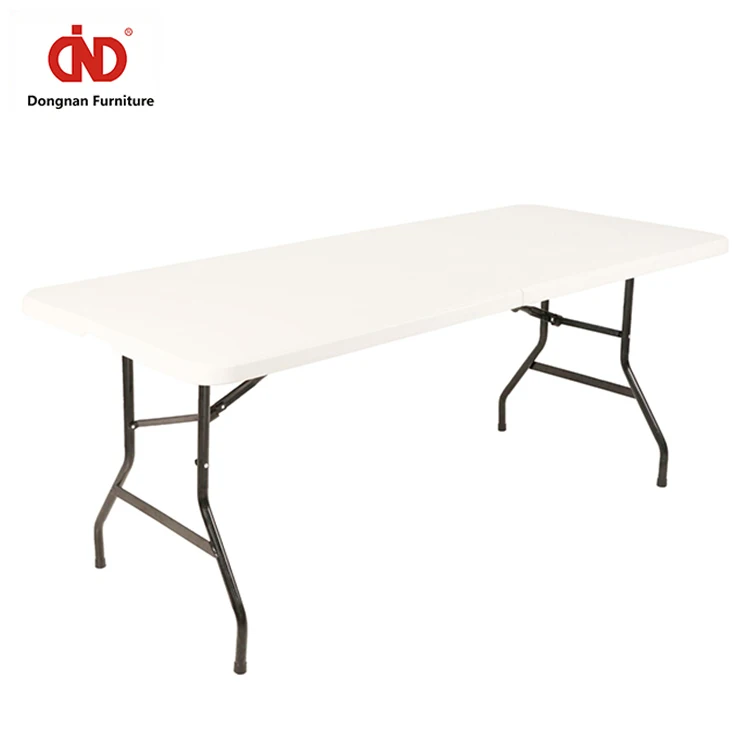 
Wholesale High Quality New Design Rectangular Foldable Folding Picnic Table Outdoor White Portable Folding Table 