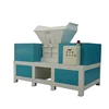 Multi functional 2 shaft plastic film recycling and grinding shredder machine