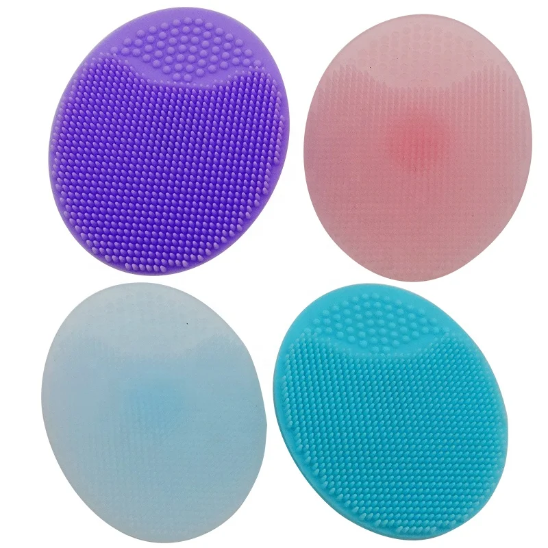 

Silicone Face Mask Brush Beauty Silicone Massage Face Clean Scrubber Washing Brush, Green, pink, yellow, yellow, blue, green, pink, black