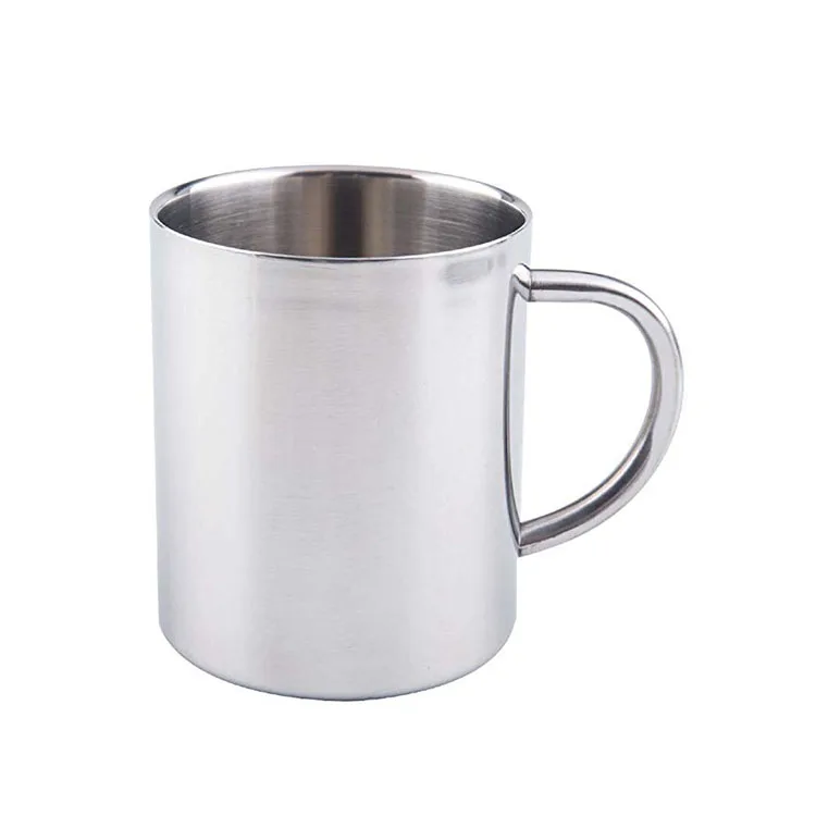 

Custom Stainless Steel Coffee Cup Double-layer vacuum anti-scalding cup resistant mug 350ml, Metal