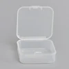 Mini Square Plastic Transparent Container Tool Box For Small Product