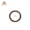 Hot Sale Wholesale Bra Strap Gun Color Flat Surface Adjustable Slider Buckles And Slider Ring
