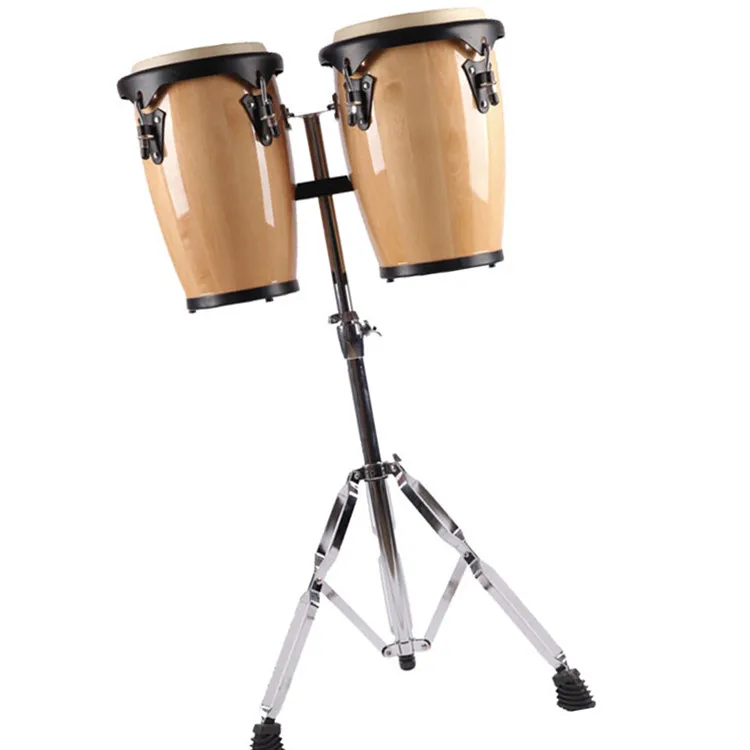 Wholesale Wooden Conga Drum With Metal Stand Buy Wood Color Musical