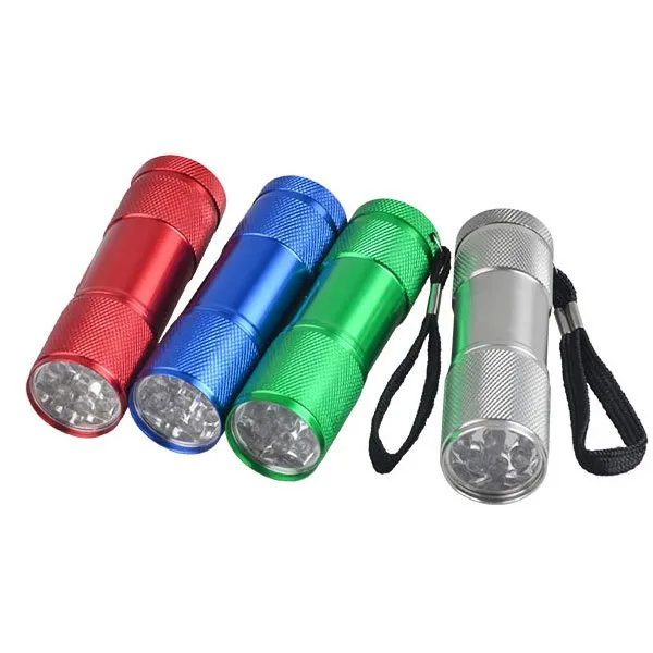 Wholesale 9 Led Uv Flashlight 395nm Wavelength Aluminum Alloy Mini ...