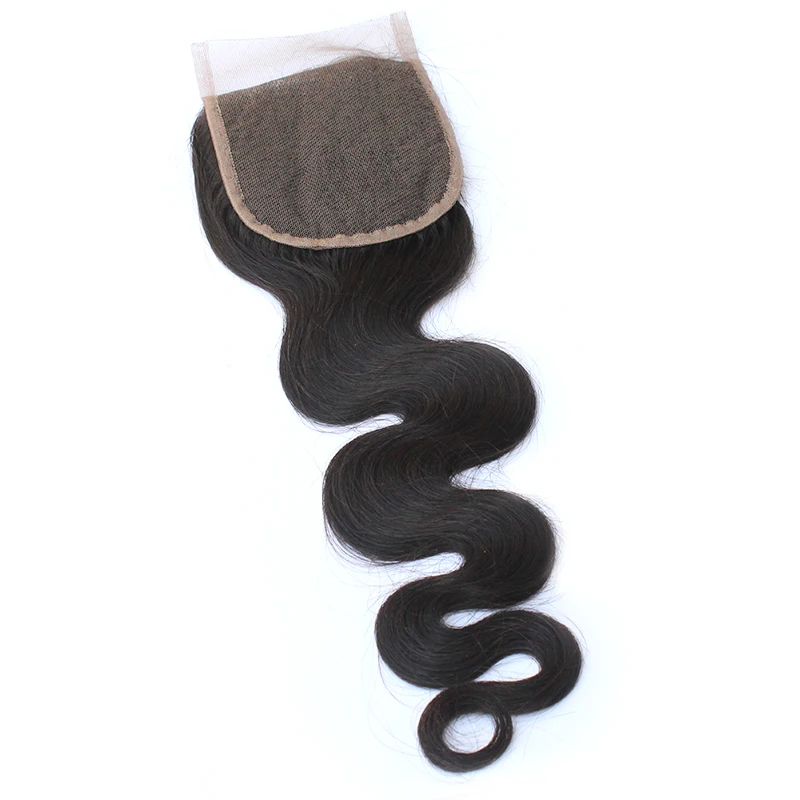 

Ship From USA 9A Grade Virgin Brazilian 4*4 Closure Body Wave Hair