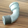 Pipe fitting gi mi beaded end female thread 1/2 inch malleable iron bend