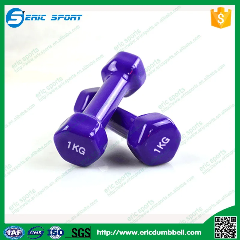 Vinyl Dipped /neoprene Coated Hex Yoga Dumbbell Buy Neoprene Dumbbell