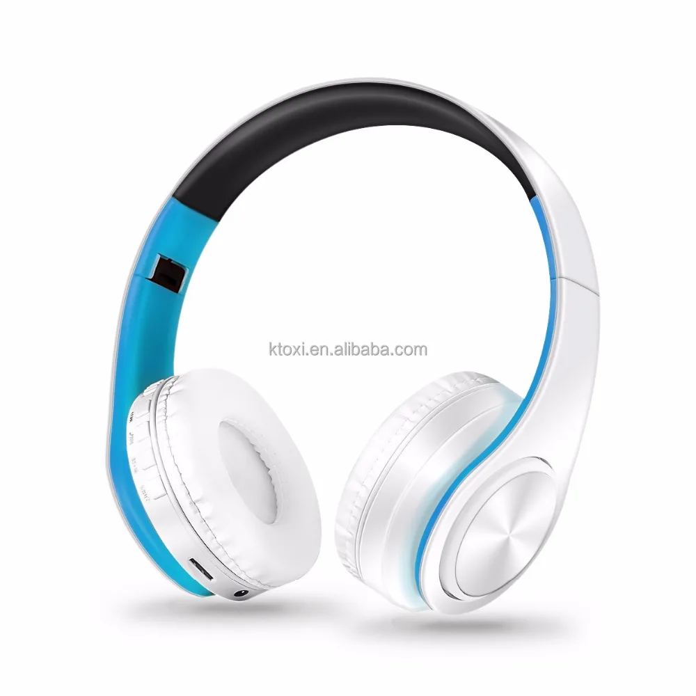 Fashionable stereo Headphones Bluetooth Headphone Without Wire Support Fm Radio and Mp3 Player wireless headset with mic V5.0