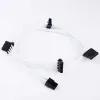 Power supply Large 4D Port IDE extension Cable 1 min 4 D Port fan expansion cable