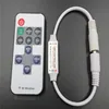 Single Color Remote Control Dimmer DC 12V 11keys Mini Wireless RF LED Controller for led Strip light SMD 5050 / 3528 / 5630