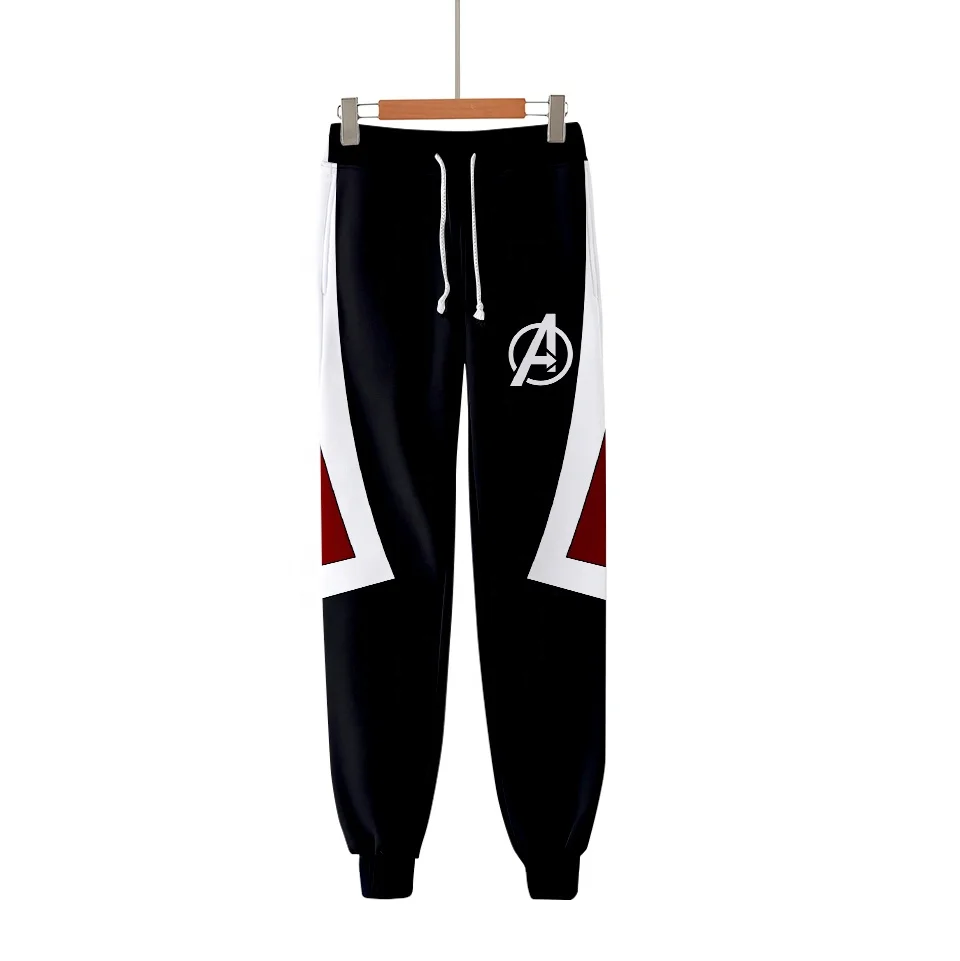 

2019 Avengers Endgame 3D printing pants wholesale high quality plus size hip hop sport joggers, As shown in the picture