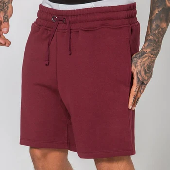 maroon sweat shorts