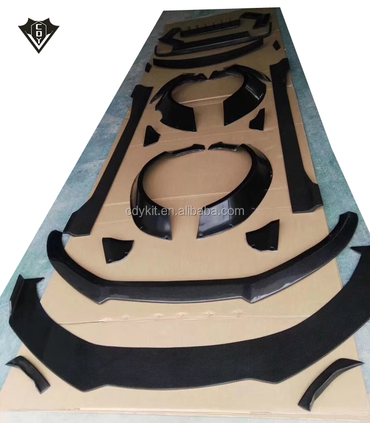 A4 body kits MB wide body kits carbon fiber for Audi A4 B9/RS4