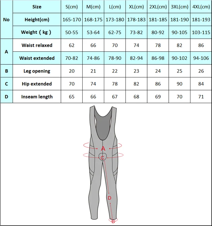 Men's Cycling Pants In Sportswear Long Bib Pant With 3d Gel Pad Buy