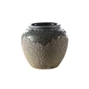 Vintage rough ceramic chinese antique home decor vase pot set