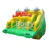 Commercial kids pool slide inflatable , inflatable water slide for above ground pool