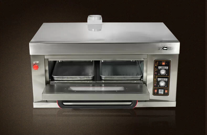 Shentop R12 1 Deck 2 Trays Commercial Used Gas Bread Ovens For Sale
