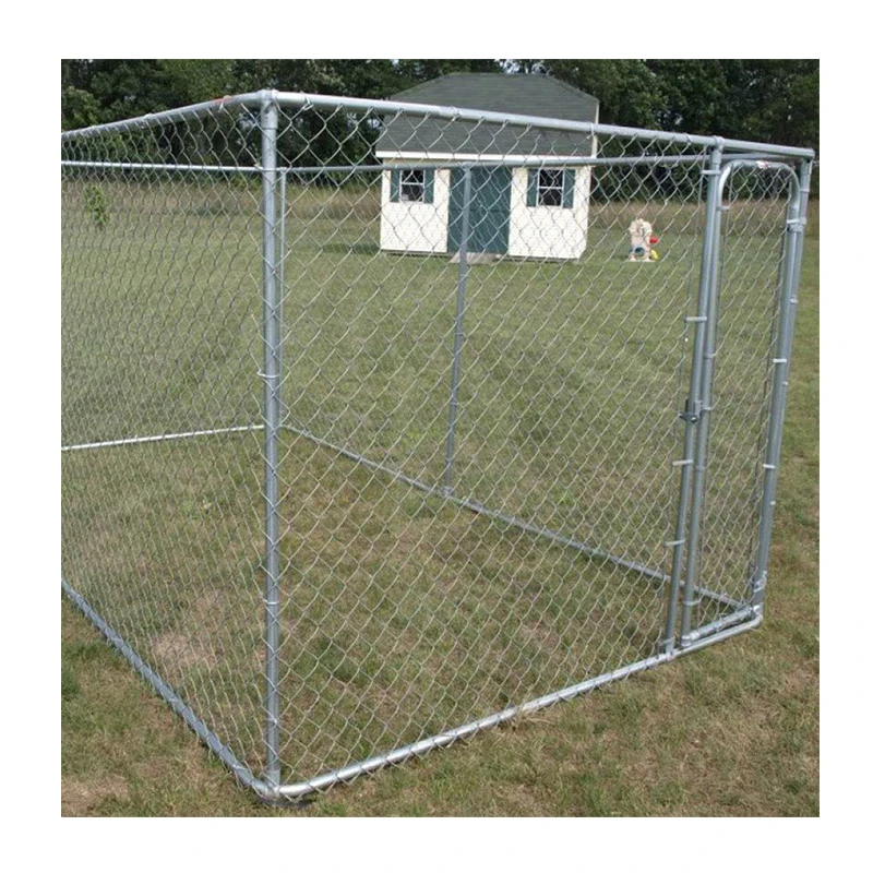 

factory custom-made large Hot-selling dog runs Chain Link Dog Kennel Lowes