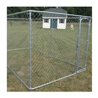 

factory custom-made large Hot-selling dog runs Chain Link Dog Kennel Lowes