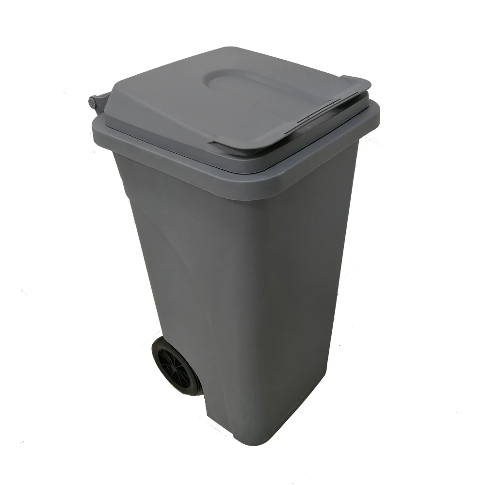 

Wholesale price hospital medical 120 liter plastic waste bin with wheels lid, White, black,gray,red,blue,yellow