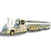60 Seater 3 Carriages European Standard Amusement Park Used Gasoline Road Trackless Sightseeing Tour Tourist Train ride for sale