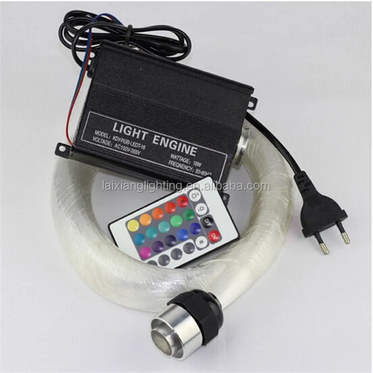 End fiber optic lighting cable side light optic fiber light led sparkle glow light source fiber optics car