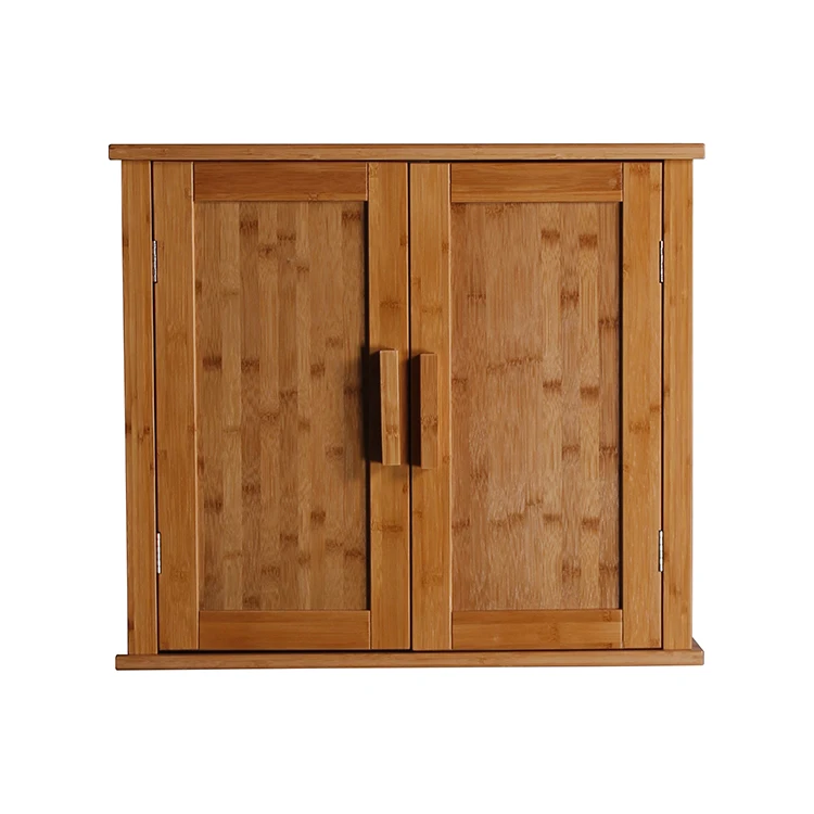 Bathroom Bamboo Wall Hang Storage Cabinet Buy Storage