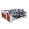 PX-2100 Semi automatic carton folder gluer machine/two cartons glue machine/double pieces gluing machine