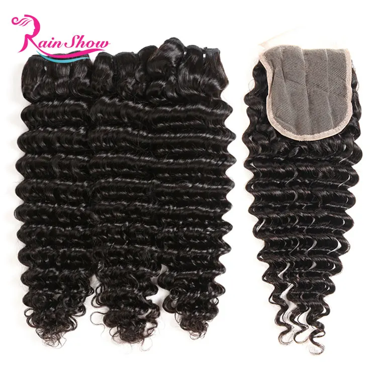 

Factory Price Mink Brazilian Hair with Closure, Henan Xuchang Best Virgin Hair Vendors, Unprocessed 100 Human Hair Deep Wave, N/a