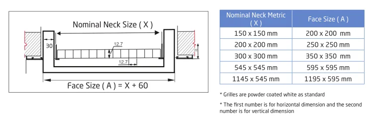 Aluminum Square 600x600 Panel Air Conditioning Eggcrate Return Air ...