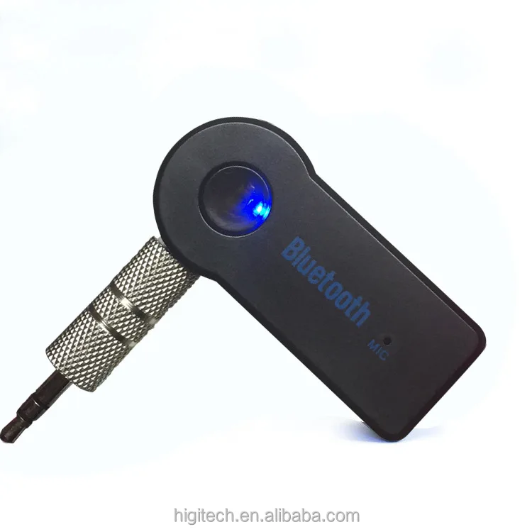 

Bluetooth Receiver, Portable Bluetooth Adapter Car Kit, Portable Wireless Music Audio receiver, Black white red blue green