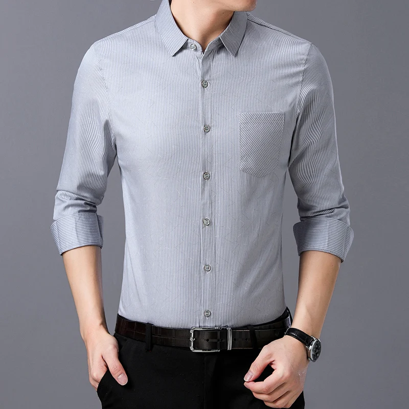 

Hot sale long sleeve knurling man's long sleeve chest pocket cotton uniform blouse shirt, Plain