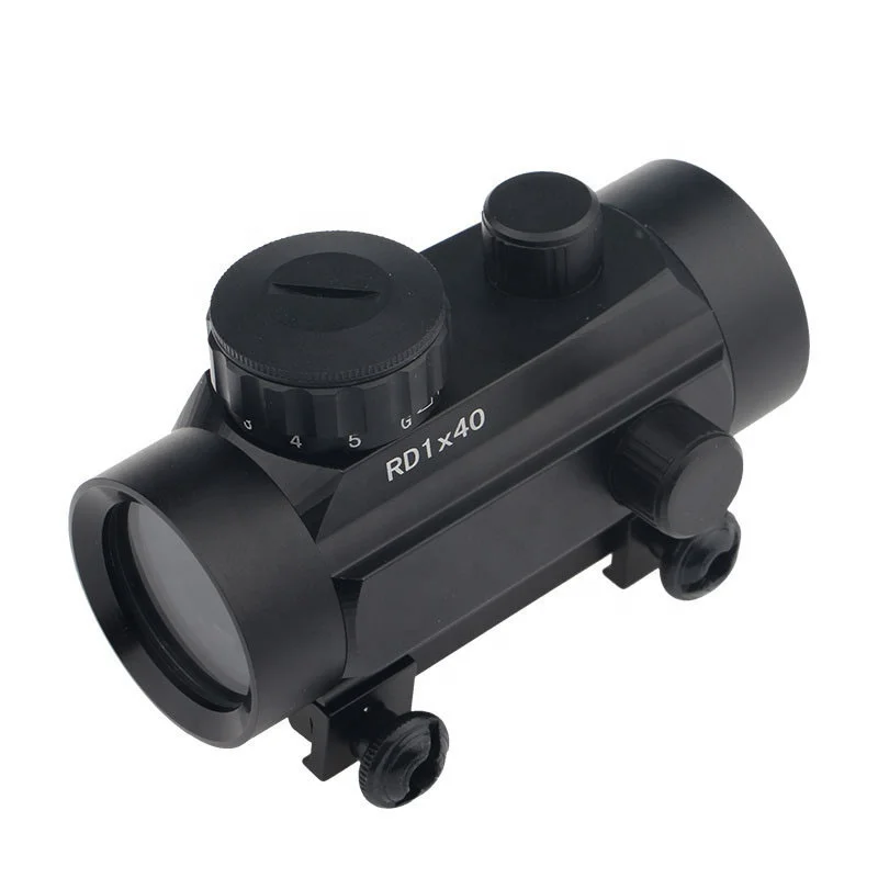 

Optics Sight 1X40 Red Green Dot 5 Brightness for Diverse MOA Illuminated tactical Pistol and Rifle Scope for Picatinny