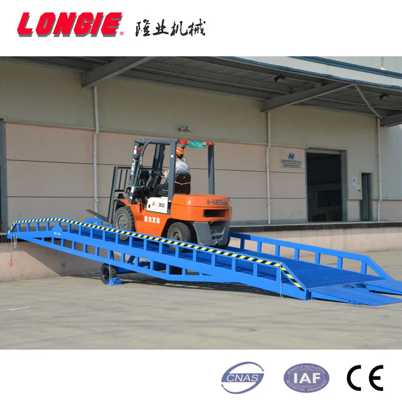 
LIDCQY10 0.8 Movable hydraulic container dock leveler yard ramp 
