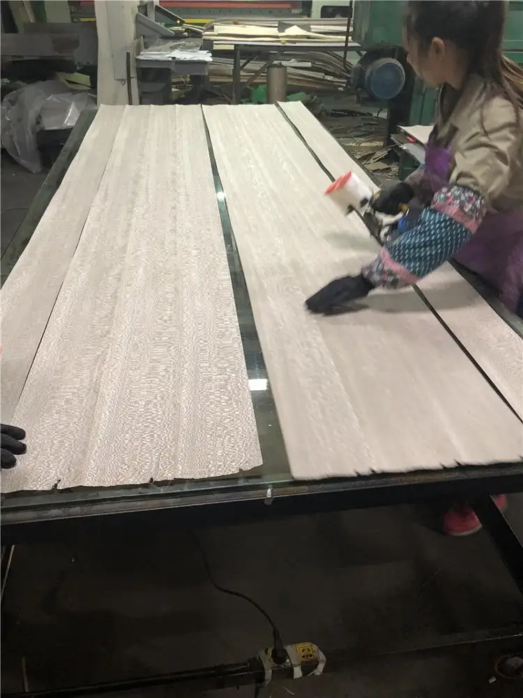 
Good Quality Cheap Price 4x8 Book Match Finger Jointed Mirror Wooden Veneer 