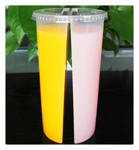 Image of 24oz Disposable Half And Half Share Cup 700ml PP Plastic Drink Cup