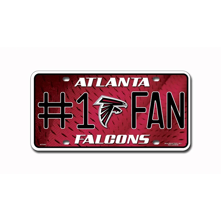 
Low price personality custom metal embossed souvenir car license plate for decoration 