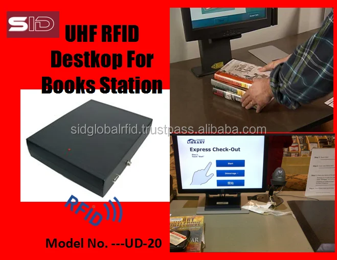 Rfid Book Reder Support UHF RFID Library - Whole RFID Solution Reader and Tag