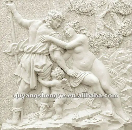 
antique stone/white decorative relief art sculpture  (660734337)