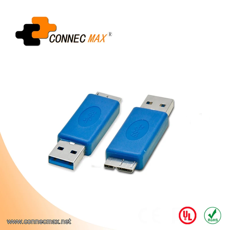 Superspeed USB 3.0 Type A Male to 3.0 Micro B Male Converter Adapter