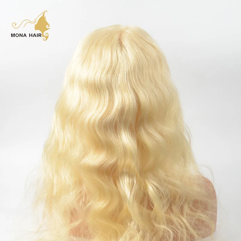 

Brazilian body wave wholesale 613 blonde remy hair full lace wig