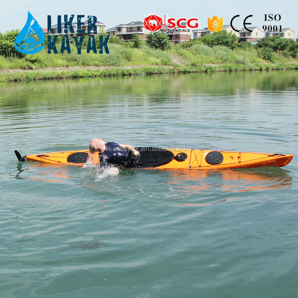 
Hot Plastic Single Sit In Ocean Sea Kayak Speed kayak for Racing 