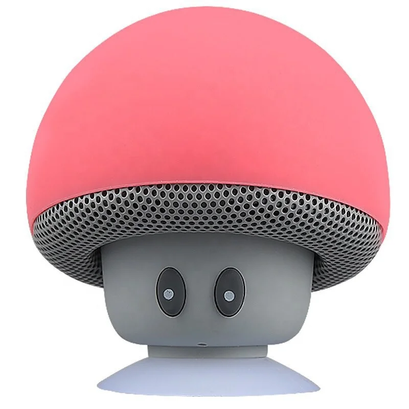 

Mini Wireless Speaker Mushroom Portable Waterproof Shower Stereo Subwoofer Music Player For smart phones