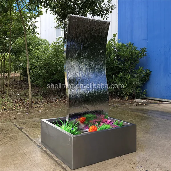 S Shape Mirror Polish Stainless Steel Outdoor Floor Standing Water