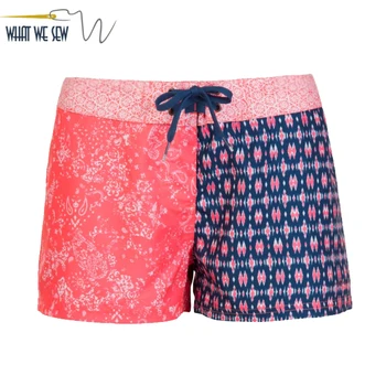 womens hot pink swim shorts