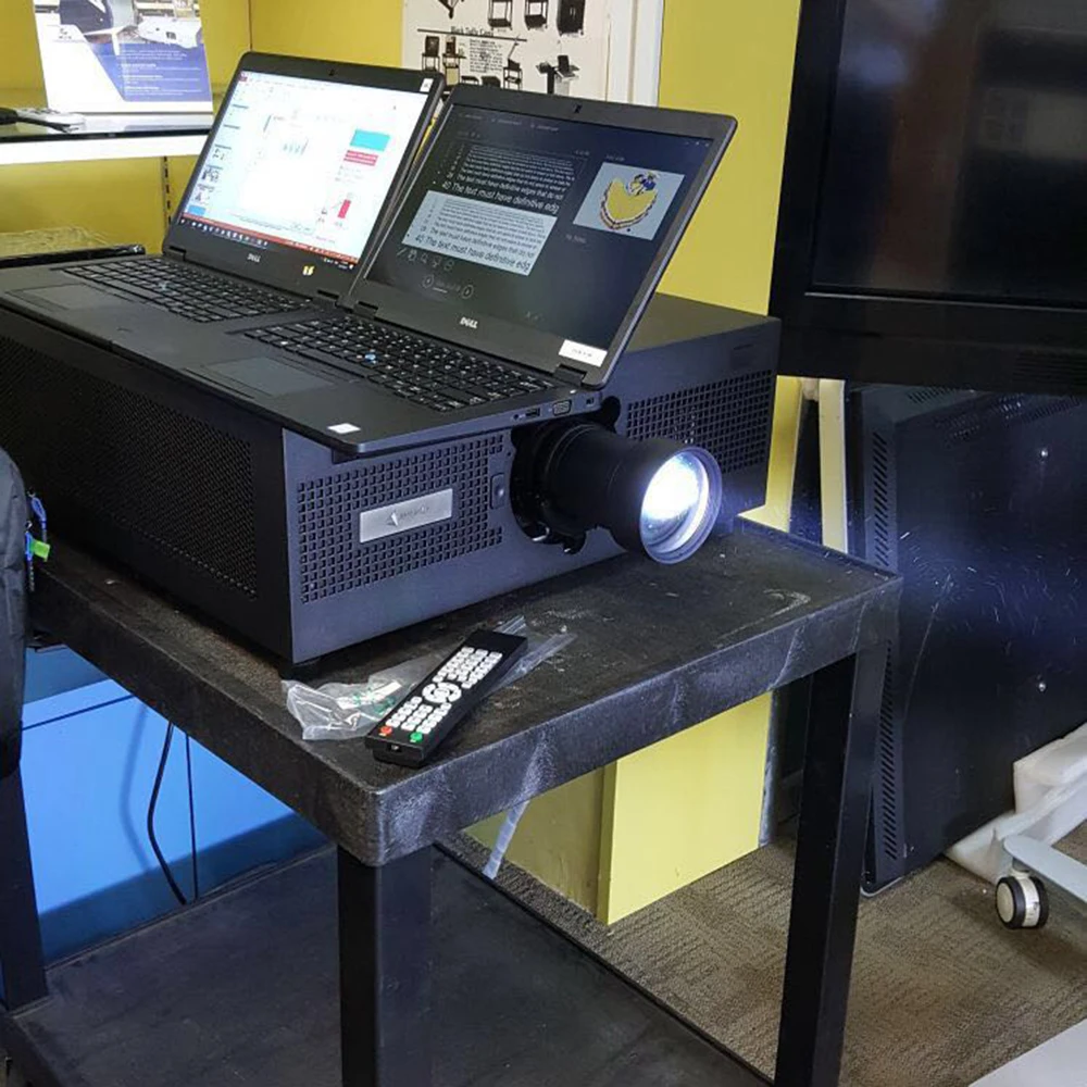 salange 户外建筑 3d 映射投影仪 wuxga 1920*1200 p 10500 ansi 流明