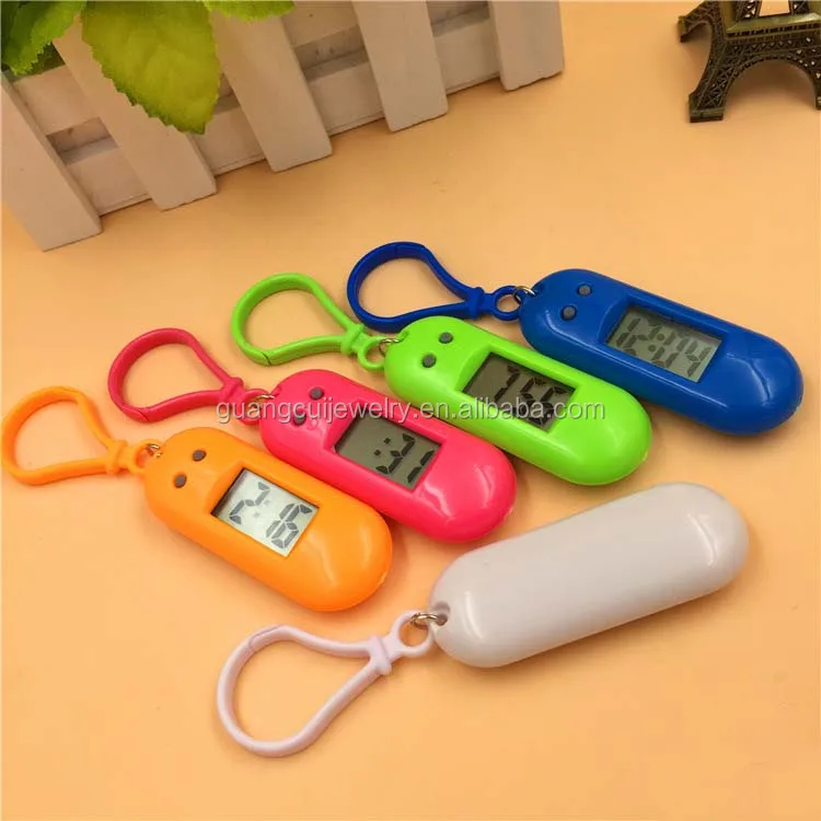 2018 Newest Small Colorful Keychain Digital Watch Buy Keychain Watch